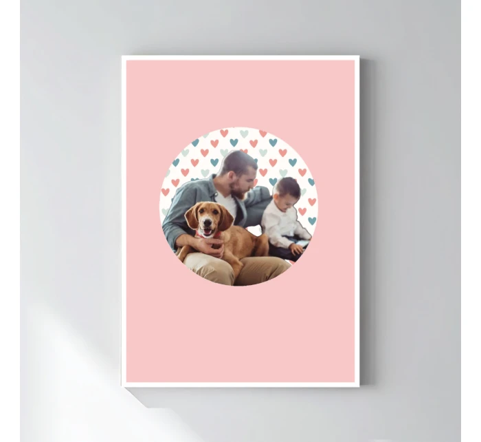 Plakát v rámu - 50x70 - výřez fotky na podkladu Plakát v rámu - 50x70 - výřez fotky na podkladu