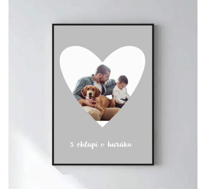 Plakát v rámu - 50x70 - výřez fotky na podkladu Plakát v rámu - 50x70 - výřez fotky na podkladu
