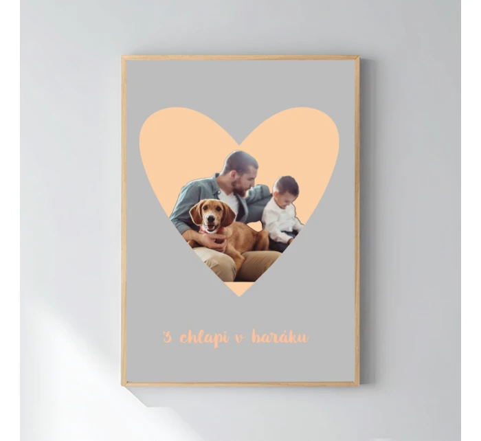 Plakát v rámu - 50x70 - výřez fotky na podkladu Plakát v rámu - 50x70 - výřez fotky na podkladu