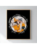 Plakát v rámu - 40x50 - květinové ohraničení Plakát v rámu - 40x50 - květinové ohraničení