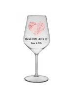 Personalizovaná nerozbitná sklenice - dvě mapy jako srdce Personalizovaná nerozbitná sklenice - dvě mapy jako srdce