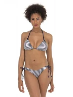 Dámský spodní díl plavek B8207 modro-bílý - Selmark