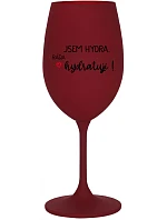 JSEM HYDRA. RÁDA HYDRATUJI! - bordo sklenice na víno 350 ml JSEM HYDRA. RÁDA HYDRATUJI! - bordo sklenice na víno 350 ml