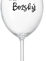 PÁN BOŽSKÝ - priehľadný pohár na víno 350 ml