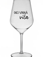(NE)VINNÁ VÍLA - priehľadný nerozbitný pohár na víno 470 ml