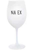 NA EX - bílá sklenice na víno 350 ml