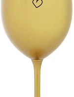 PŘEMLUVIL MĚ - zlatá sklenice na víno 350 ml