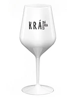 KRÁSNÁ KRÁLOVNA KRÁSY - bílá nerozbitná sklenice na víno 470 ml KRÁSNÁ KRÁLOVNA KRÁSY - bílá nerozbitná sklenice na víno 470 ml