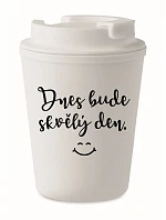 DNES BUDE SKVĚLÝ DEN. - bílý termohrnek 300 ml