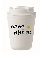 MÁMA JEŠTĚ VÍC - bílý termohrnek 300 ml