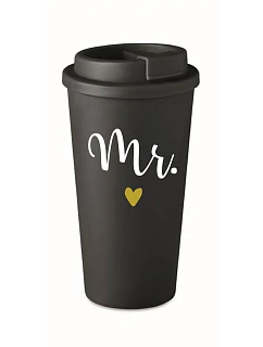 MR. - černý termohrnek 475 ml