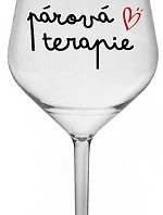 PÁROVÁ TERAPIE - čirá nerozbitná sklenice na víno 470 ml