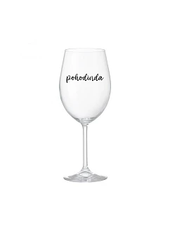 POHODINDA - čirá sklenice na víno 350 ml