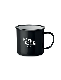 KÁVOHOLIK - černý plecháček 350 ml