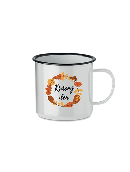KRÁSNÝ DEN (PODZIM) - bílý plecháček 350 ml KRÁSNÝ DEN (PODZIM) - bílý plecháček 350 ml