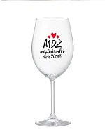 MEZINÁRODNÍ DEN ŽÍZNĚ - čirá sklenice na víno 350 ml