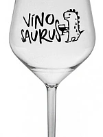 VÍNOSAURUS - čirá nerozbitná sklenice na víno 470 ml
