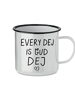 EVERY DEJ IS GUD DEJ - bílý plecháček 350 ml