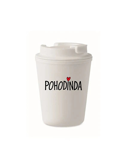 POHODINDA - bílý termohrnek 300 ml POHODINDA - bílý termohrnek 300 ml