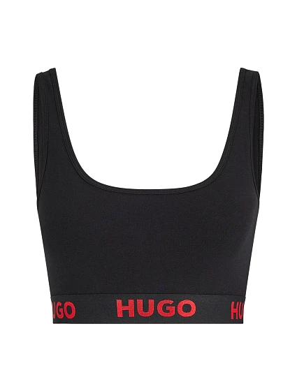 BOSS Dámská sportovní podprsenka Sporty Logo 50469631-001 - HUGO