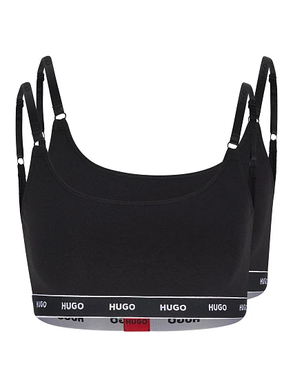 BOSS Dámská sportovní podprsenka Stripe 50469659-001 - HUGO