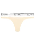Dámská tanga Modern Cotton Nat QF7050E-ACK - Calvin Klein
