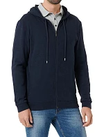 Pánská mikina s kašmírem na zip 50480684-406 - HUGO BOSS