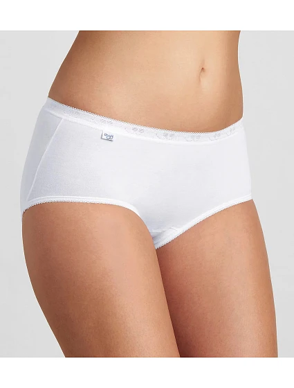 Kalhotky Sloggi Basic+ Midi 2P bílá 0003 - Triumph Kalhotky Sloggi Basic+ Midi 2P bílá 0003 - Triumph