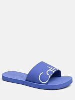 Pantofle KW0KW00398-038 modrá - Calvin Klein