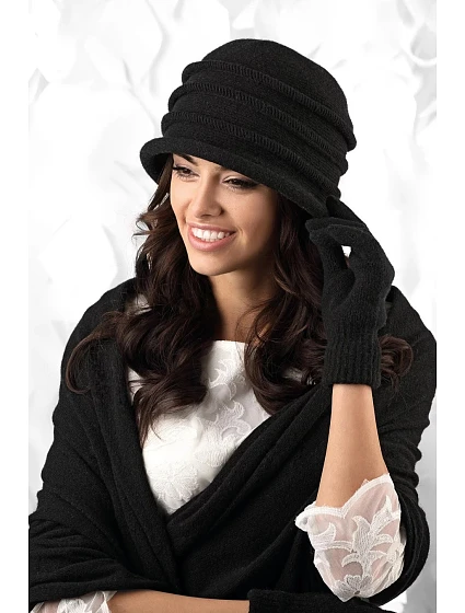 Dámská šála 01 černá - Kamea