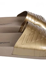 Pantofle X4PS02 zlatá - Emporio Armani