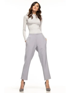 Dámské kalhoty T271/8 světle šedá - Tessita