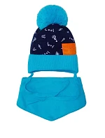 Dětský komplet 38-414 čepka a šál - AJS