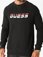 Pánská mikina U0BA48K9V31 - JBLK černá - Guess