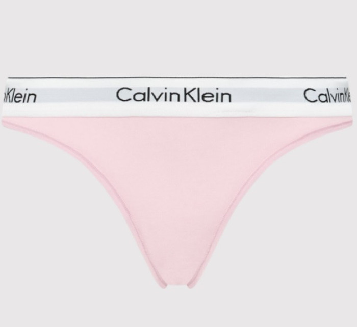 Dámská tanga F3786E - 2NT světle růžová - Calvin Klein