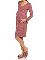 Dámská noční košile 15070 - 548- Červená - Vamp