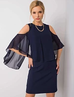 Tmavě modré společenské šaty 12301 - Gemini