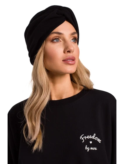 Dámská čepice turban M601 Černá - Moe Dámská čepice turban M601 Černá - Moe