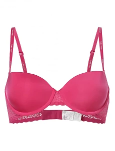 Dámská podprsenka QF5146E VHZ tmavě růžová - Calvin Klein