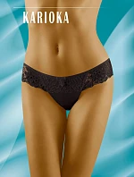 Dámské kalhotky / brazilky Karioka černá - Wolbar
