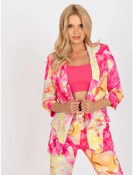 Dámské sako DHJ MA  růžová  model 18419443 - FPrice