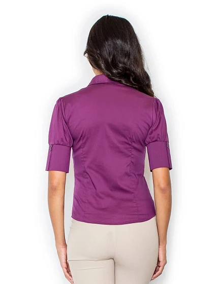 Dámská košile  tmavě fialová  model 18564622 - Figl