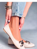 Dámské balerínky LL-269P Béžová - Seastar