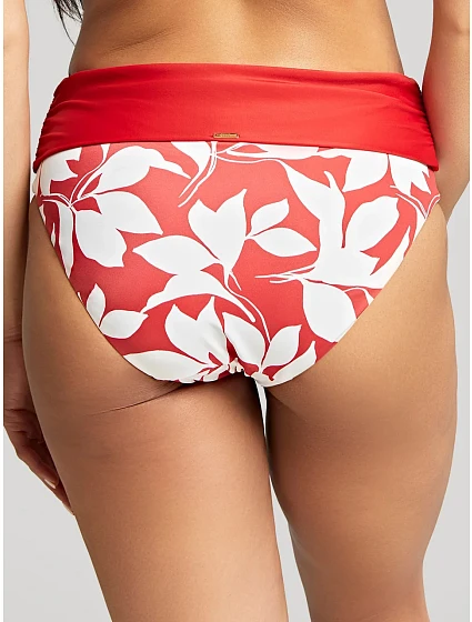 Dámský spodní díl plavek  Červená s bílou  model 18794625 - Panache