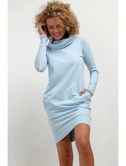 Dámské šaty model 19344922 světle modré - Tessita