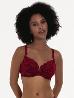 Dámská podprsenka s kosticí Bobette 5288 Rubínová - Anita