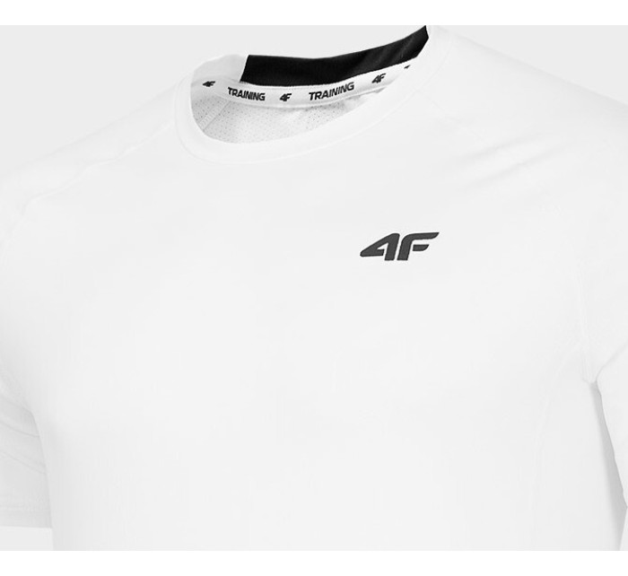 Pánské funkční tričko D4Z19 TSMF260 10S Bílá s potiskem - 4F