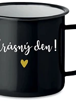 HRNEK KRÁSNÝ DEN! - černý plecháček 350 ml