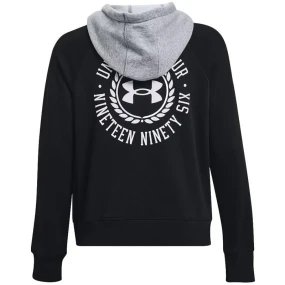 Dámská mikina Rival Fleece CB W 1373031 001 černo-šedá - Under Armour