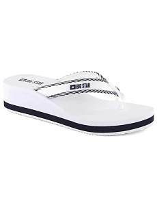 Dámské žabky na podpatku W NN274A726 bílé - Big Star